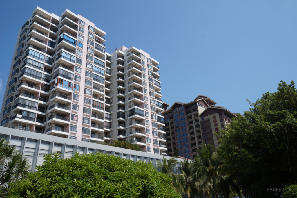 Residential buildings, Sanya, Hainan Island, China